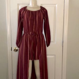 Jumper short set with tail